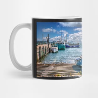 Bush Island Fishing Boats Mug